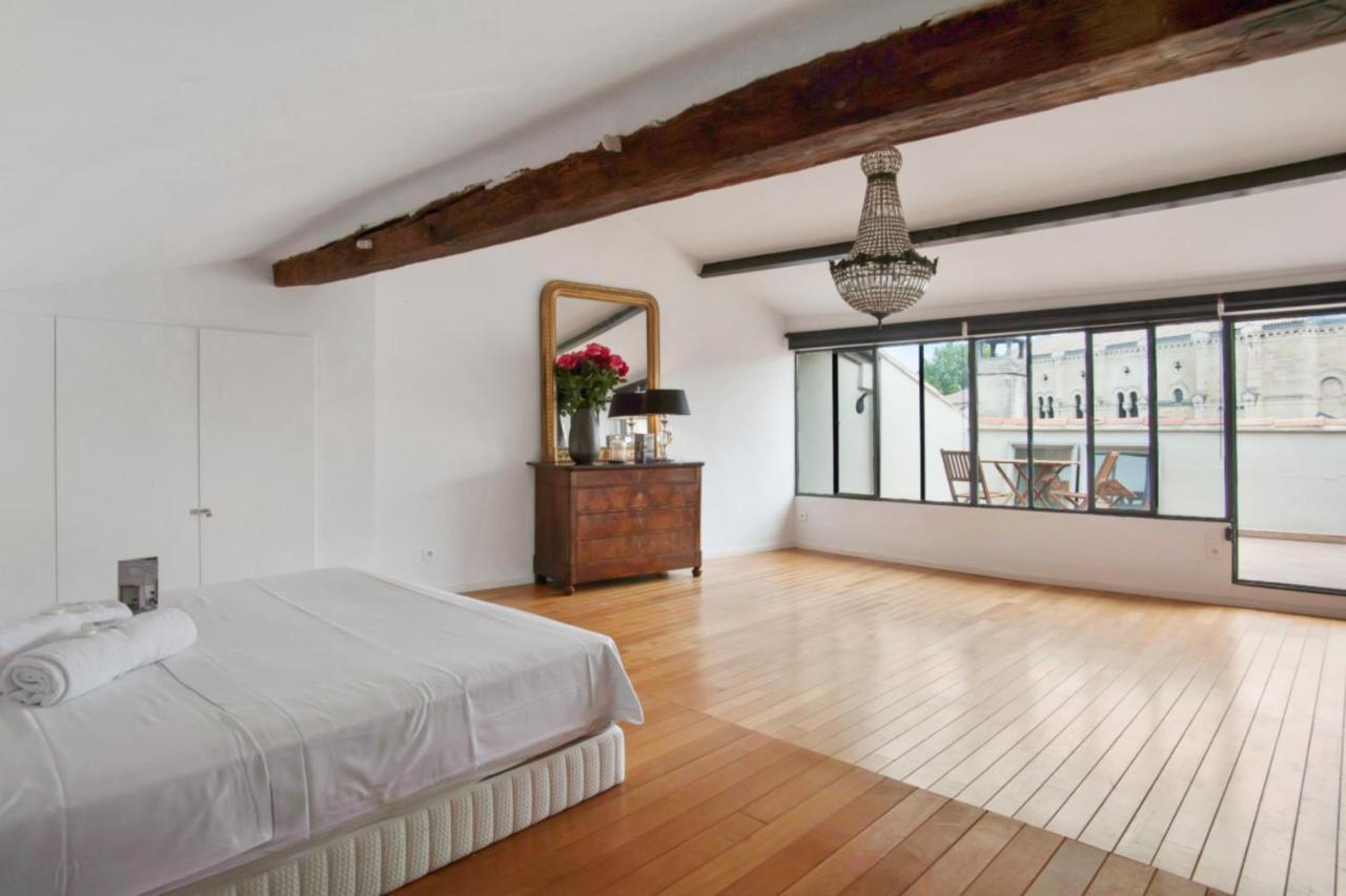 Charming And Large Duplex Flat With Beautiful Terrace In Avignon Apartment Ngoại thất bức ảnh